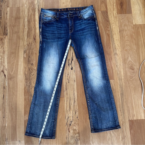 Rock Revival Easy Boot Jeans Plus Size 34 - Picture 16 of 16